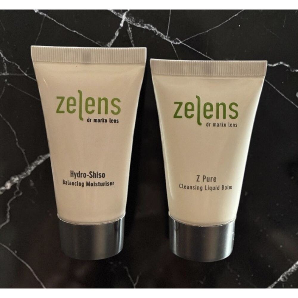 ZELENS Hydro-Shiso Balancing Moisturizer + Z Pure Cleansing Liquid Balm NWT